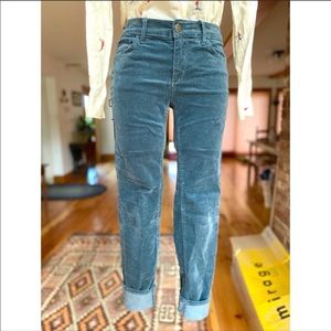 Ann Taylor LOFT Dark Blue Skinny Corduroy Pants